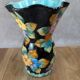 Vase Vallauris signed Gj – floral decoration