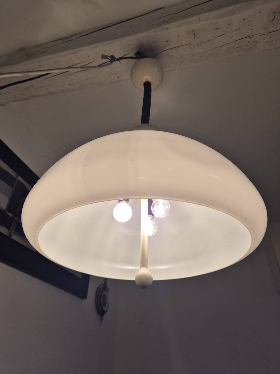Martinelli Luce pendant light "Saliscendi" 1970