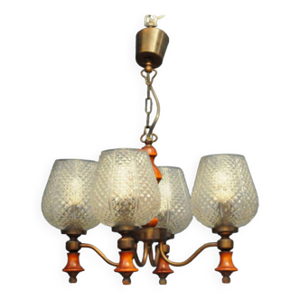 Polam chandelier with chalyxes