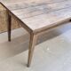 Oak farmhouse table