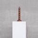 French Mid-Century Tall Wooden Table Lamp