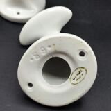 Limoges porcelain coat hooks