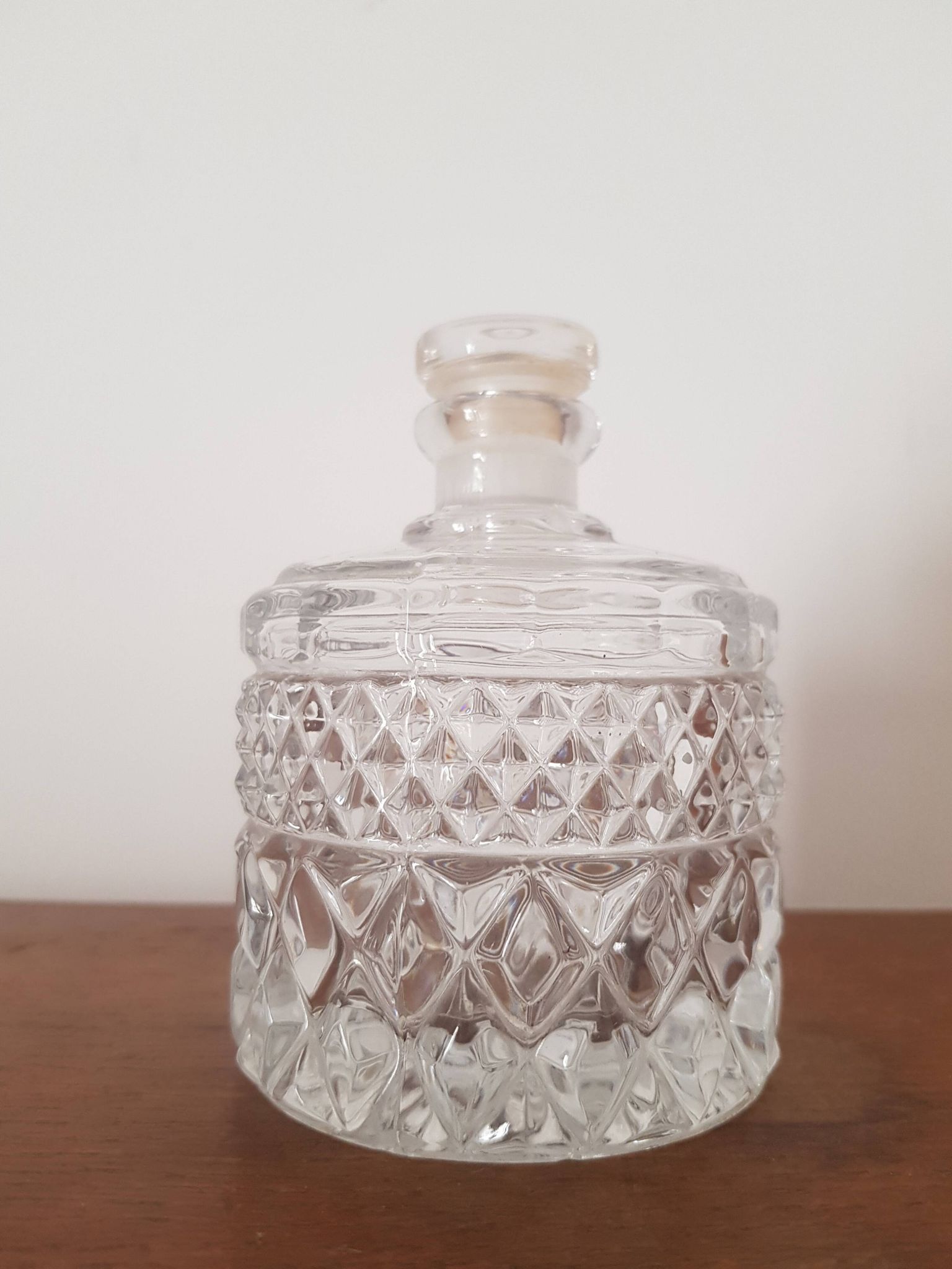 Crystal perfume bottle