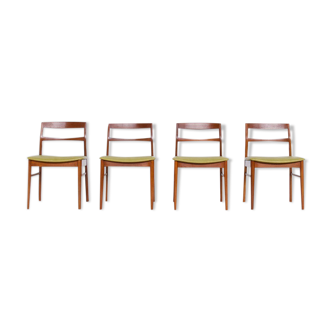 Suite of 4 teak chairs Arne Vodder Sibast publisher year 60'