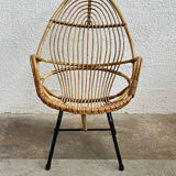 Rattan armchair