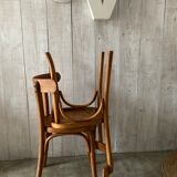 Pair of mismatched Thonet chairs