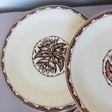 4 assiettes dessert de Sarreguemines modèle Argonne 210706