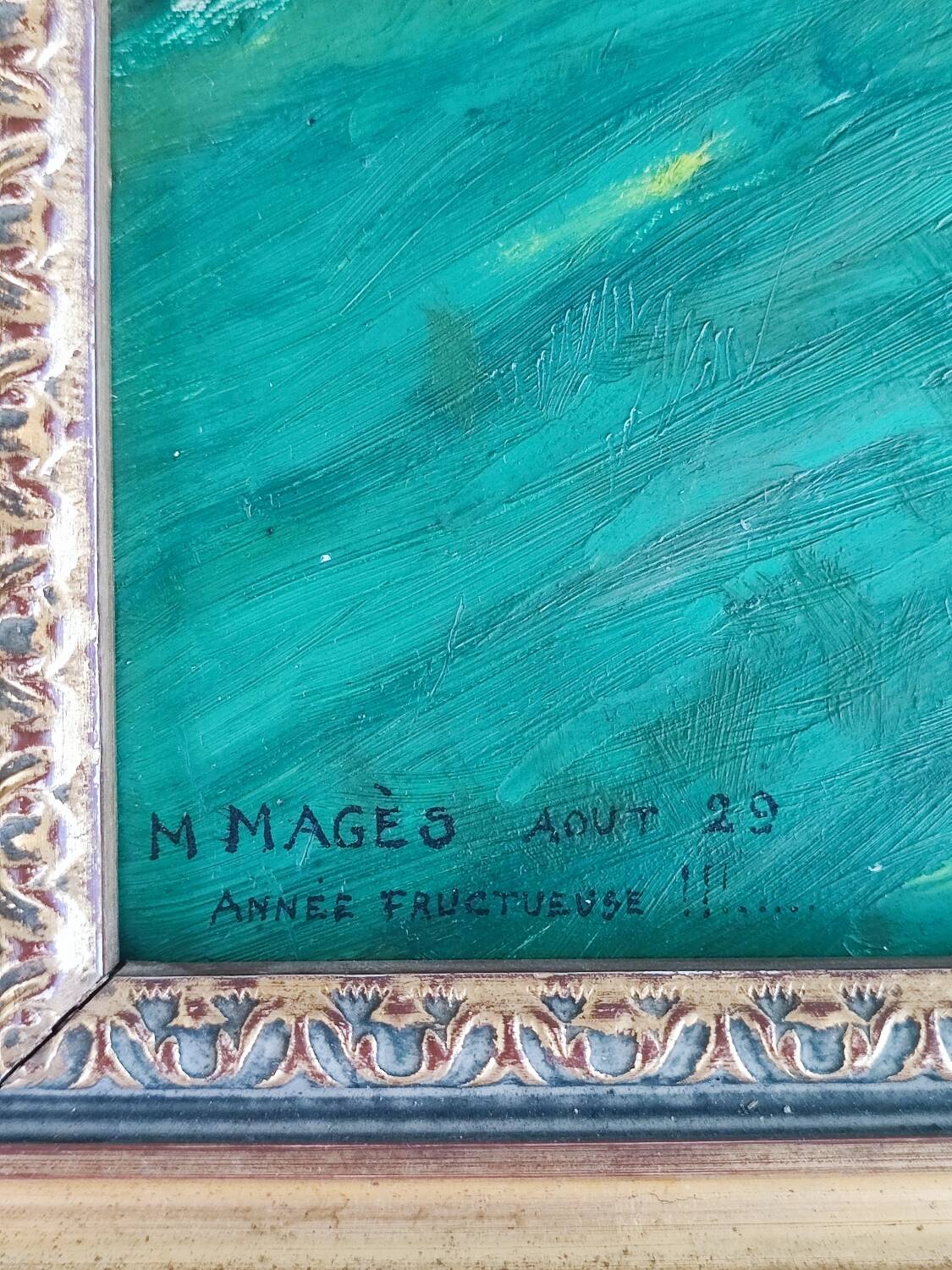 Peinture à l'huile - paysage