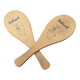 Paire de raquettes "jokari" en bois, pays Basque, 1960