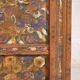 Antique painted trunk with floral motifs (c.1920) #32
