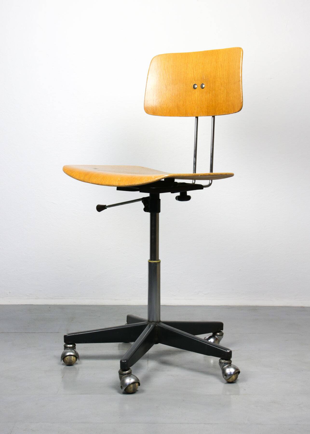 Vintage Adjustable Swivel Office Chair