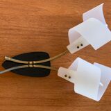 Paire d’appliques double 1950