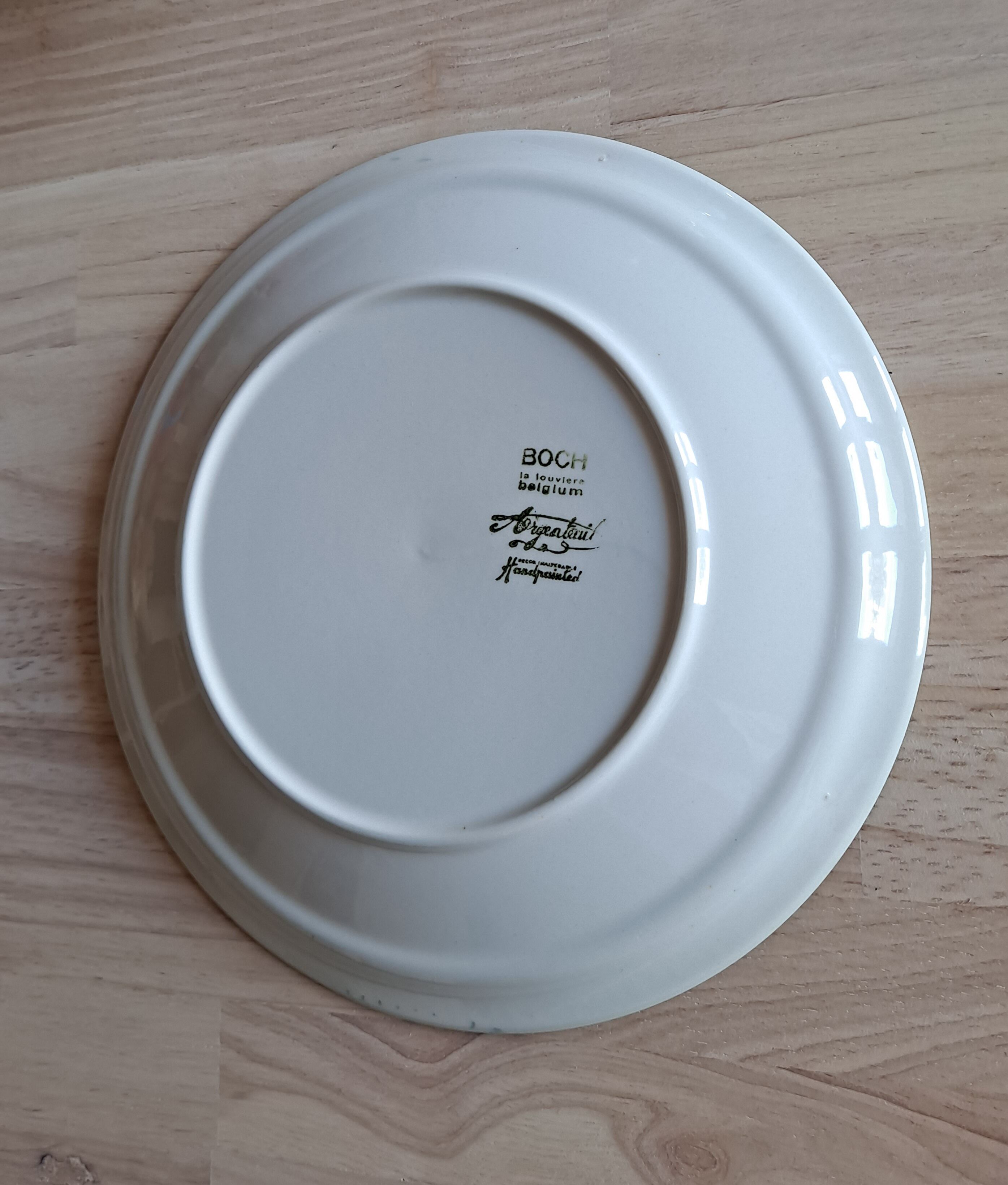 Plate Boch La Louvière