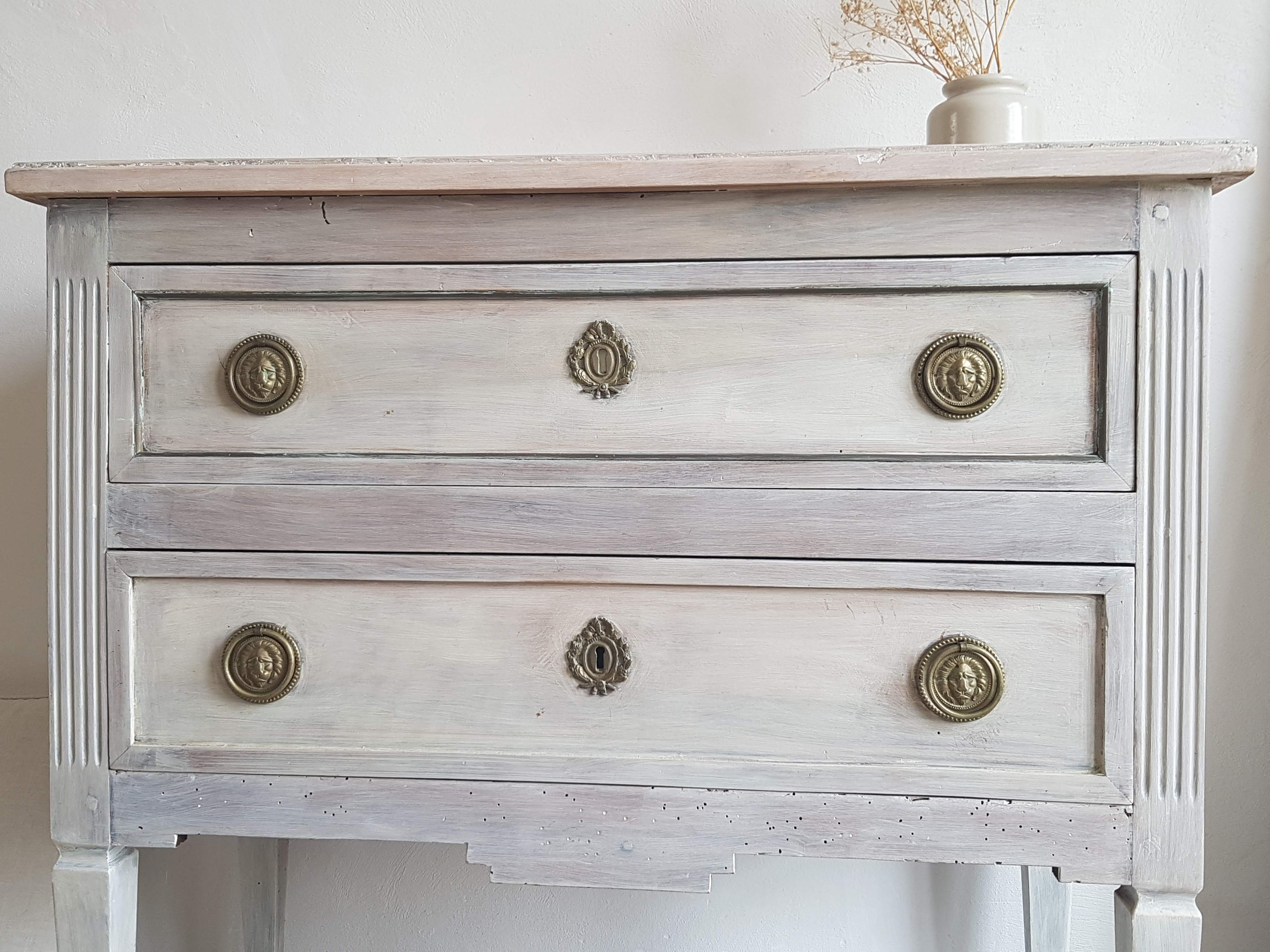 Old patinated dresser