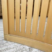 Large curved beech screen from the 80s