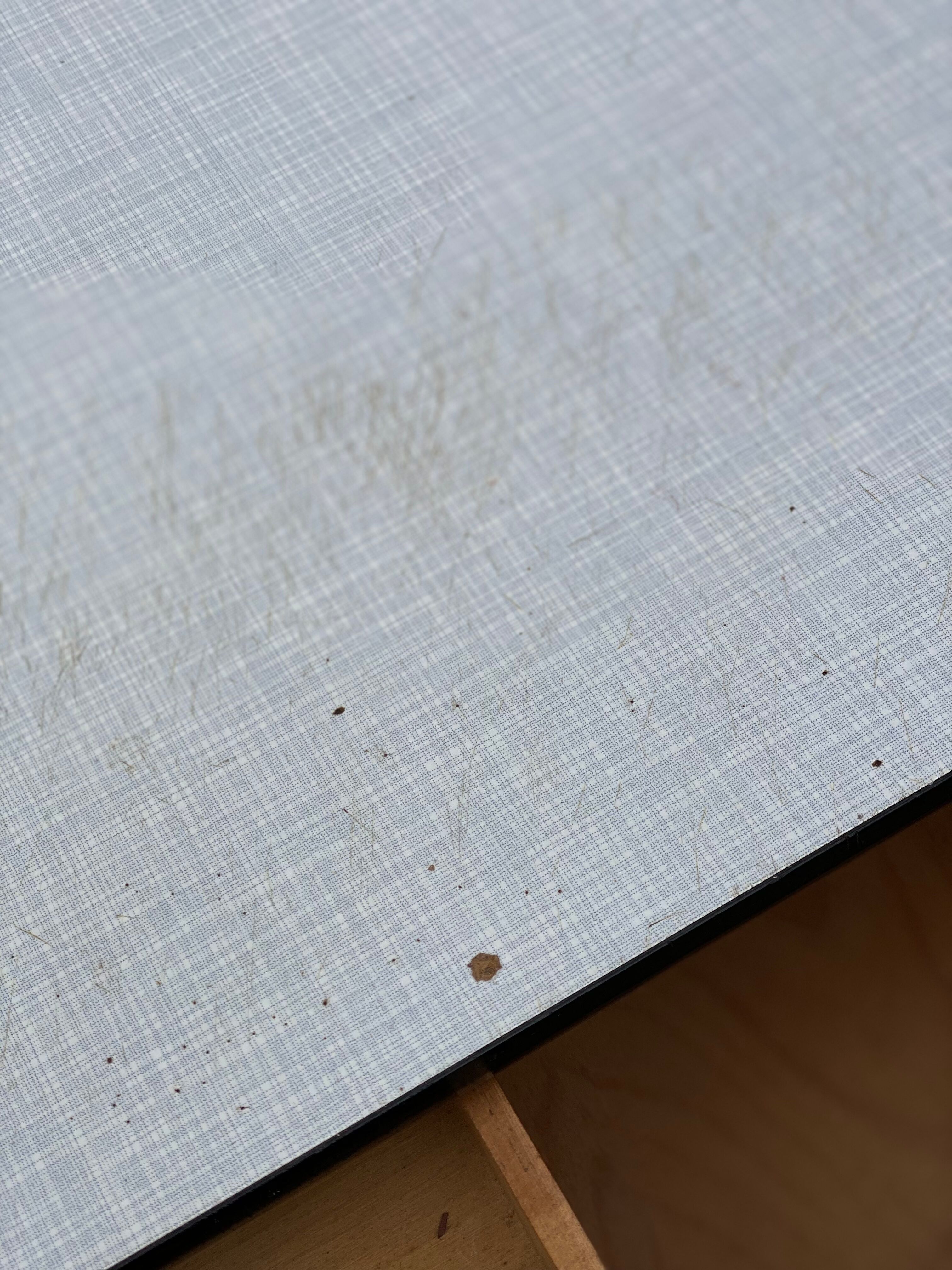 Vintage pinewood formica top desk