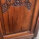 Oak library 1950s French Design Art Deco display cabinet
