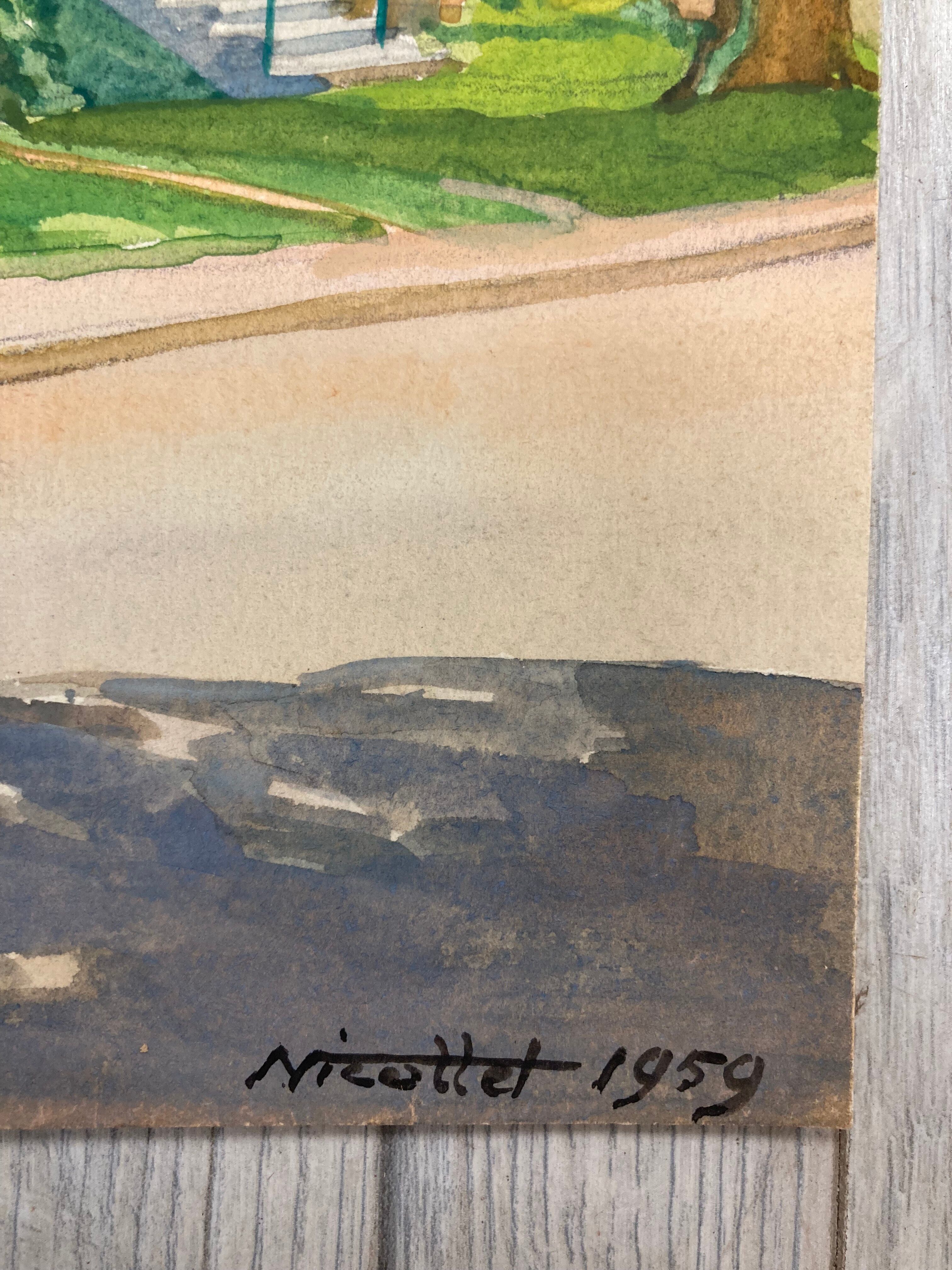 Aquarelle vintage