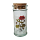 Botanical pattern jar