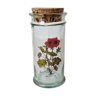 Botanical pattern jar