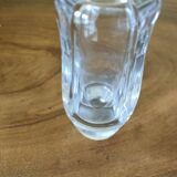 Set of Daum crystal vases and candle holders