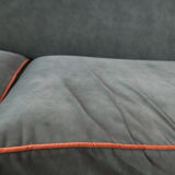 Velvet club sofa - 4 seats - damaged