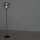XL glass shade floor lamp