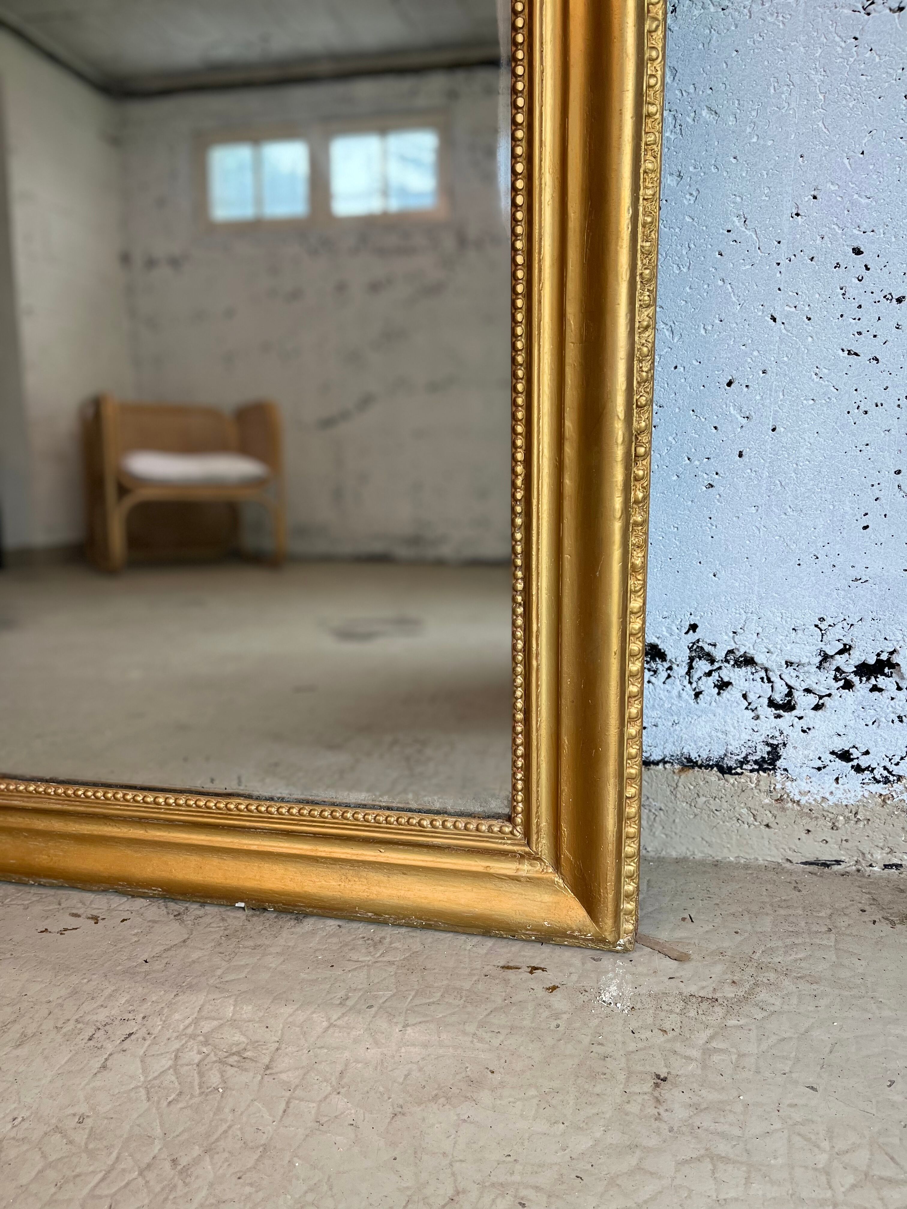 Large mirror Louid Philippe old 149x100