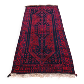 Tapis Koliay kurde vintage noué main, teintures naturelles, années 1940
