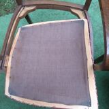 Paire de fauteuils de bridge vintage à accoudoirs vintage