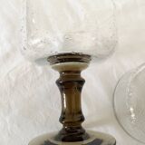 Blown bubble glasses