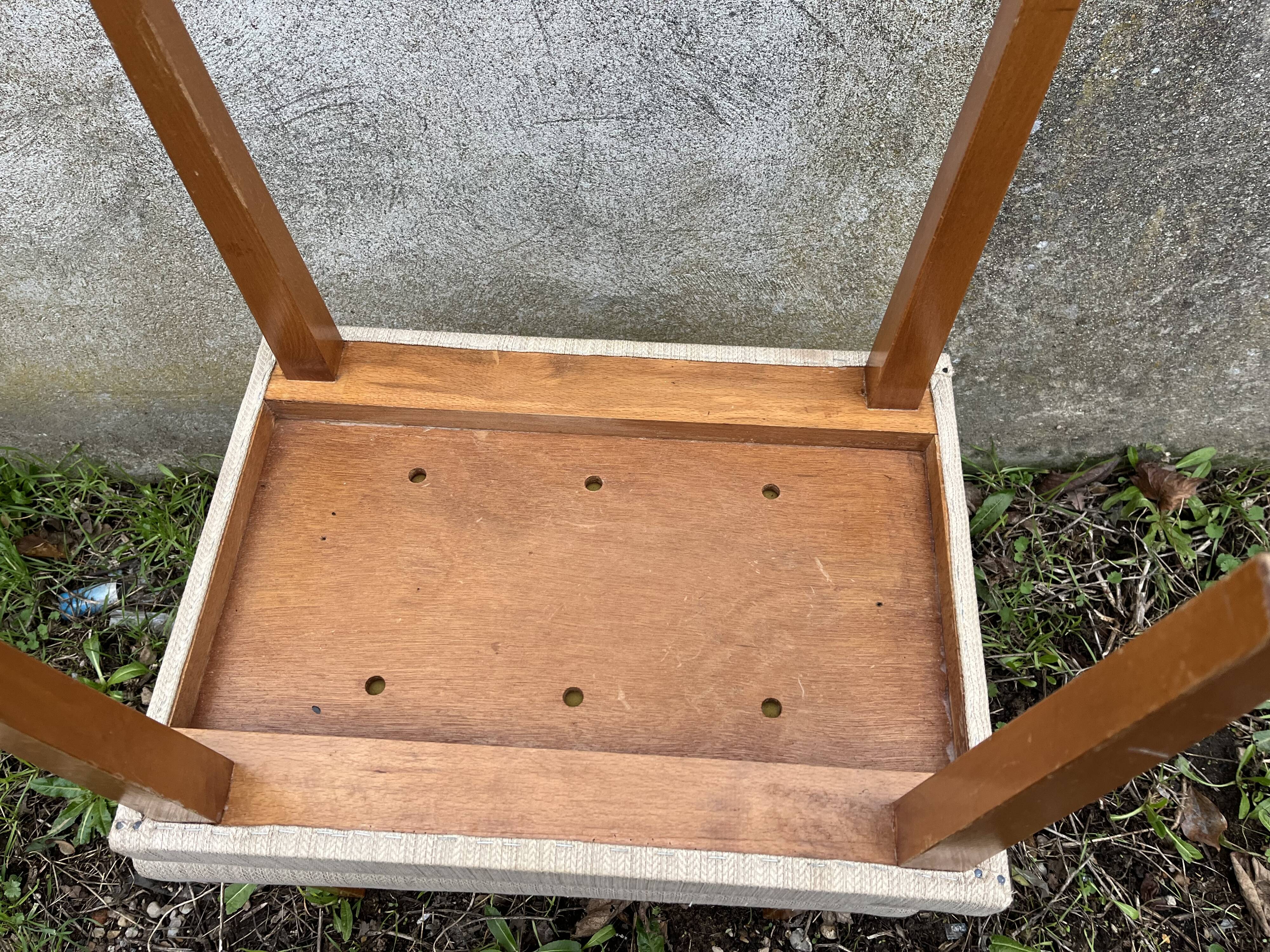 Vintage ottoman footrest