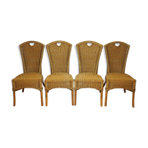 4 rattan chairs