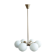 Silver Sputnik chandelier by Jaroslav Bejvl for Kamenický Šenov, 1970s