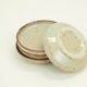 Lot of 4 espresso cups and 4 sub cups in Japanese "Raku" style