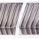 Serre livres en métal argenté