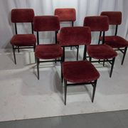 Set of 6 chairs by Vittorio Dassi, 50s