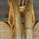 Suite de 4 chaises rotin 1970bois cintre belle patine