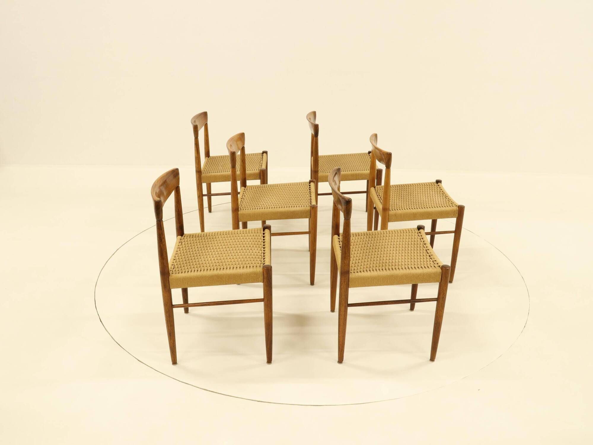 Set of 6 Rosewood Dining Chairs by H.W.Klein for Bramin, Denmark, 1960s