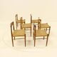 Set of 6 Rosewood Dining Chairs by H.W.Klein for Bramin, Denmark, 1960s