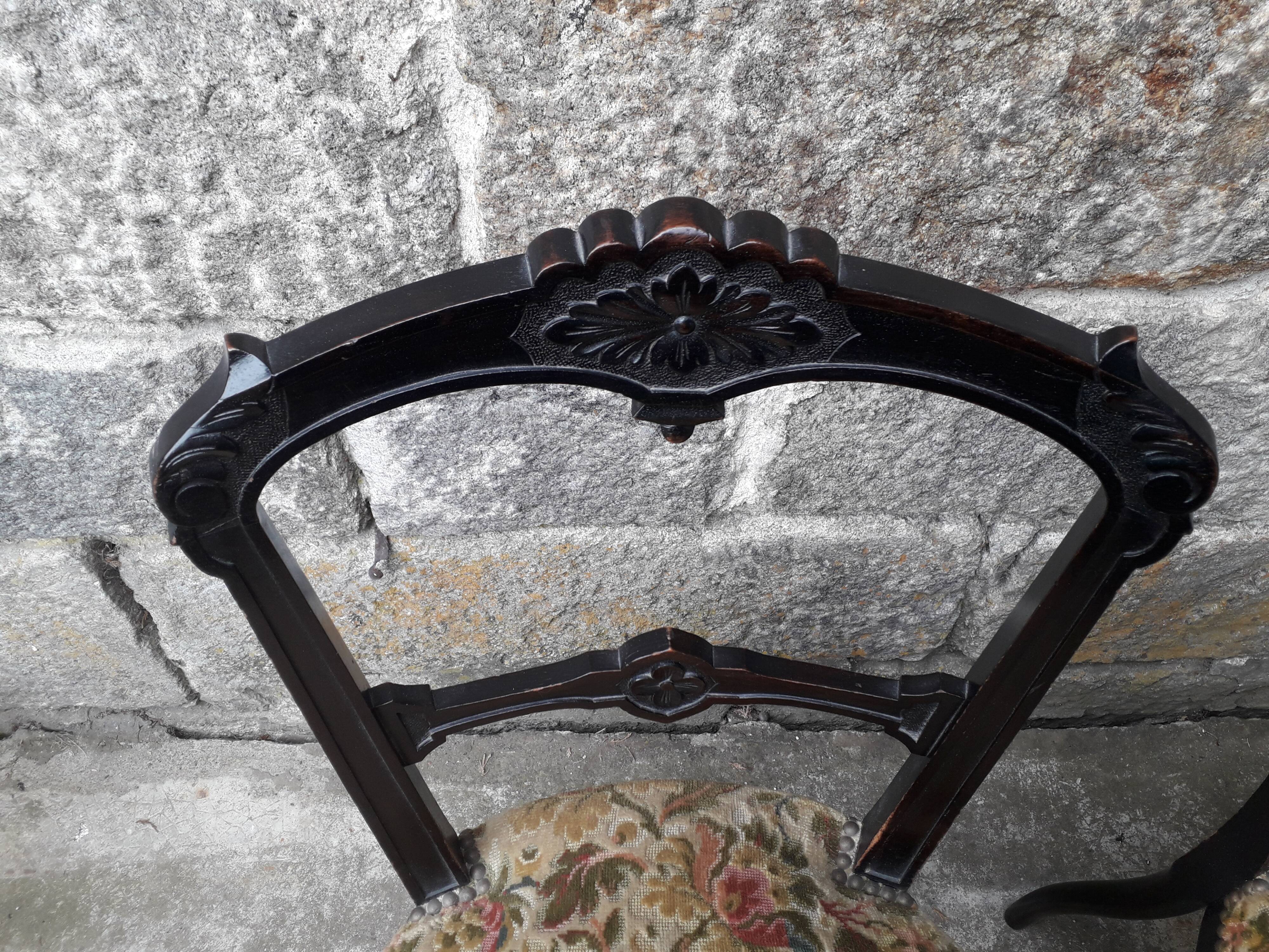 Pair of Napoleon III chairs