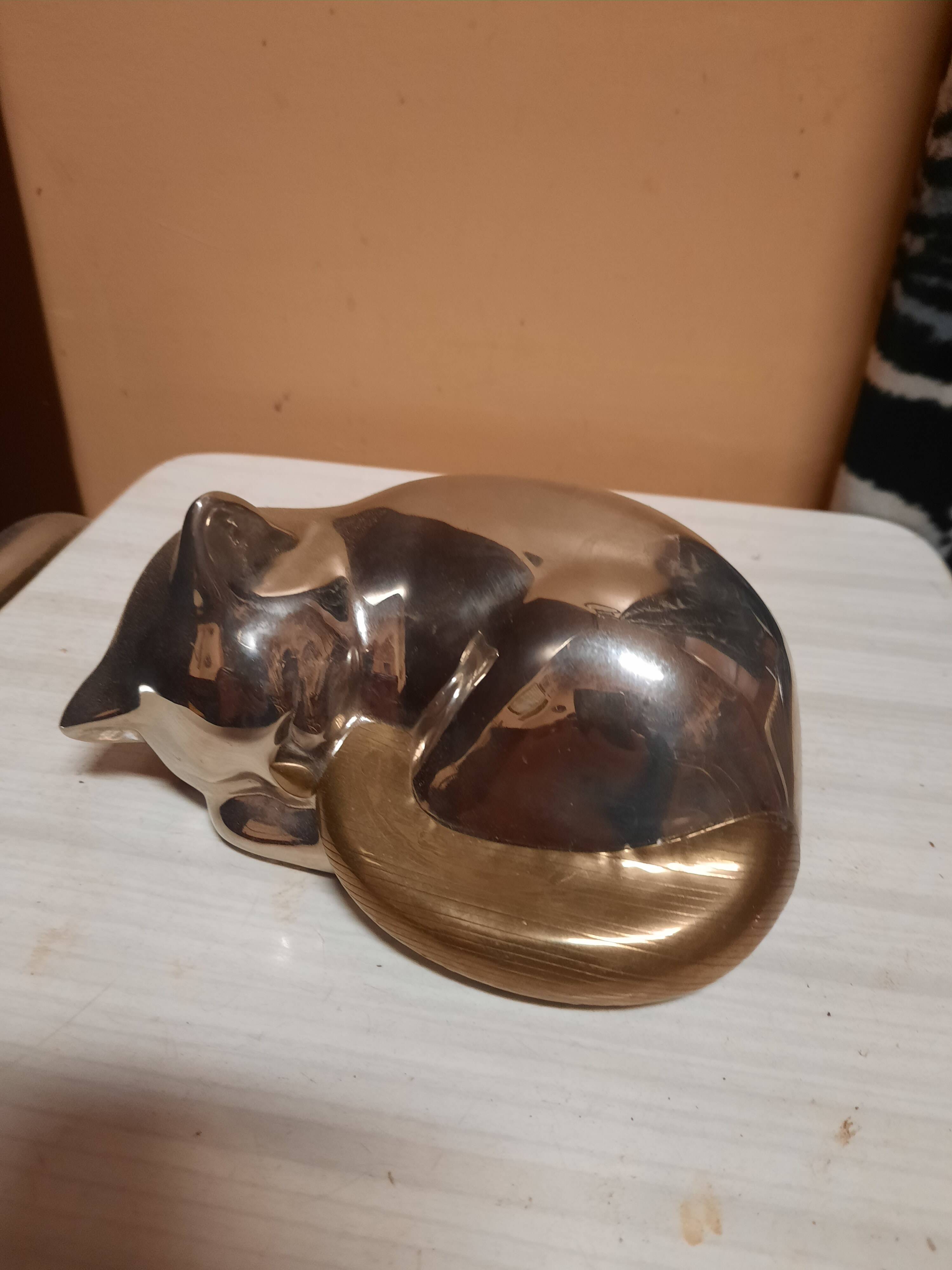 Brass cat