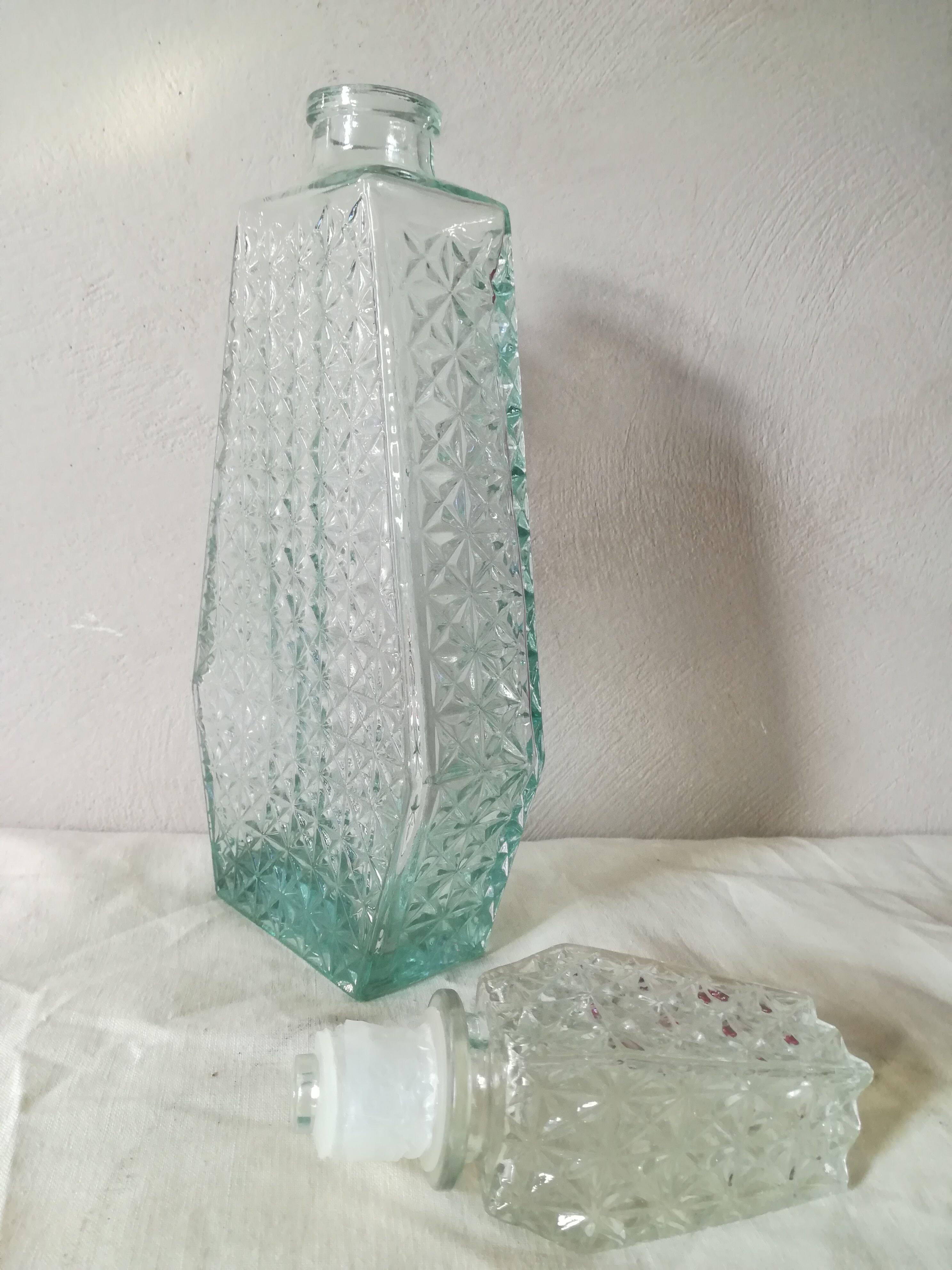 Vintage glass carafe
