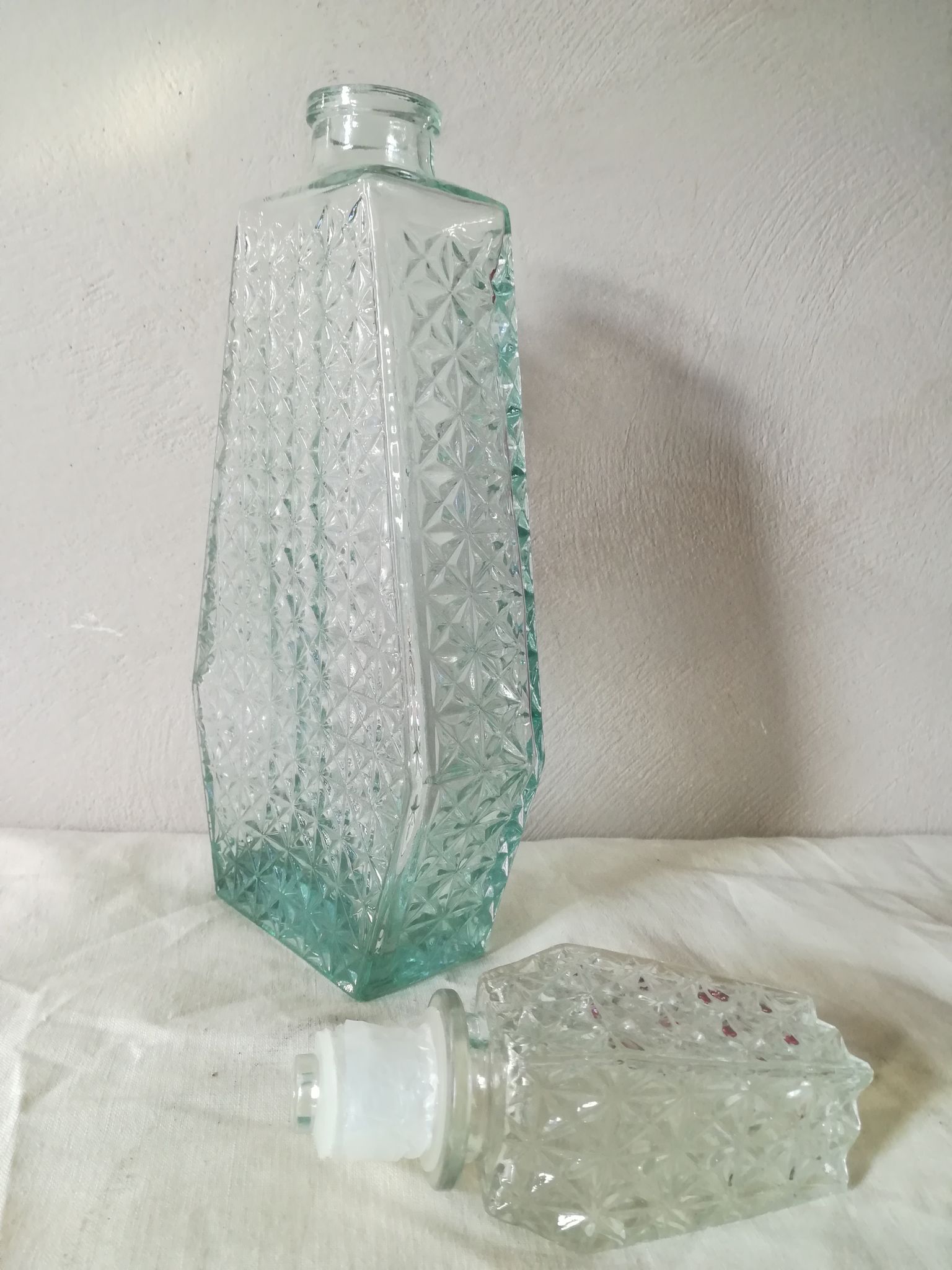 Carafe vintage en verre