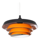 Danish metal pendant light 1970