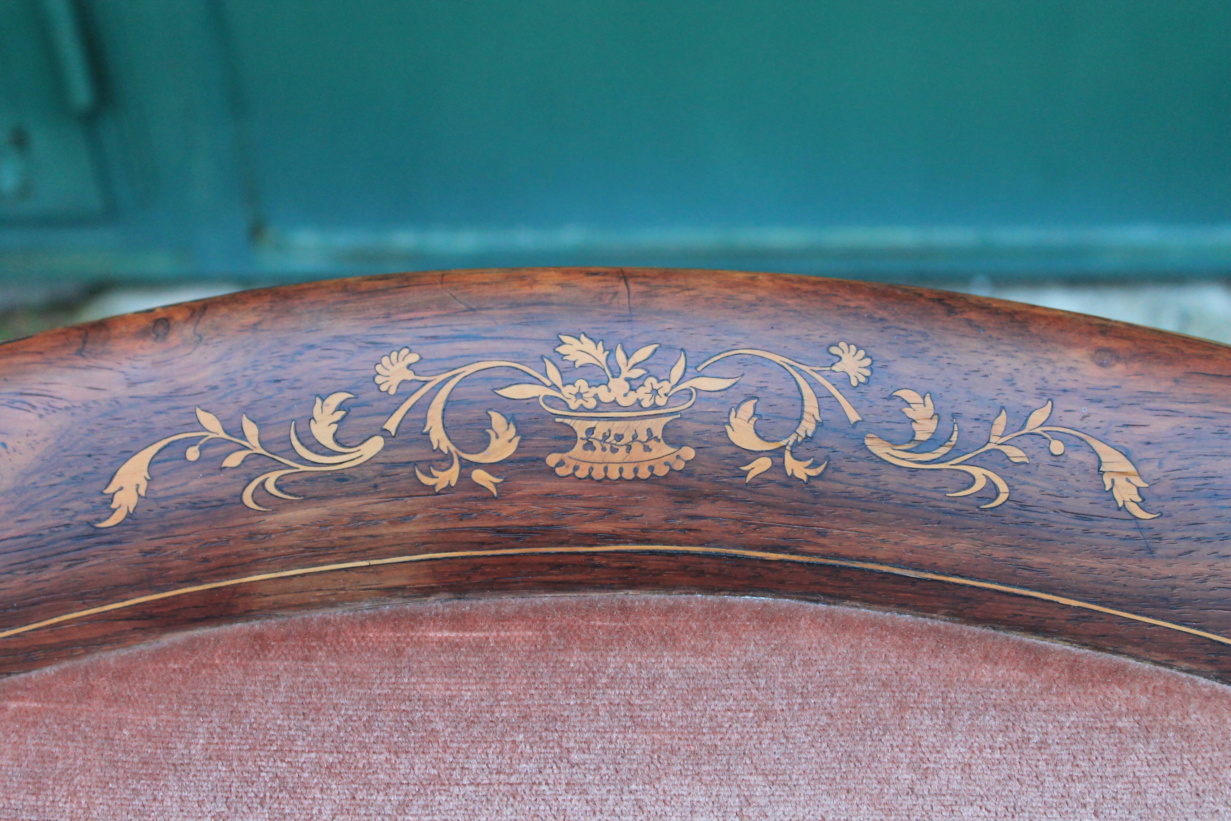 Pair of Charles X armchairs