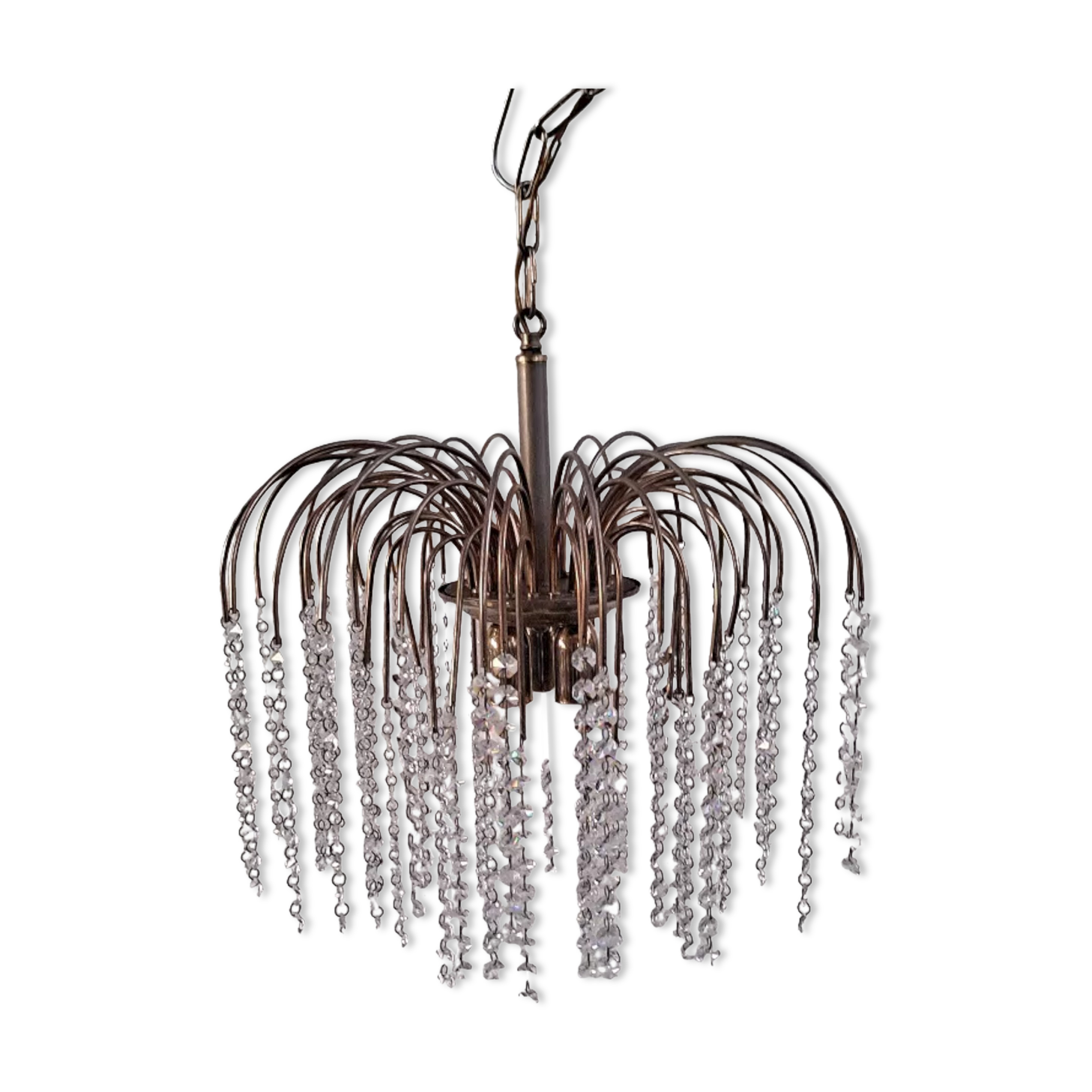 Vintage Italian Waterfall Chandelier