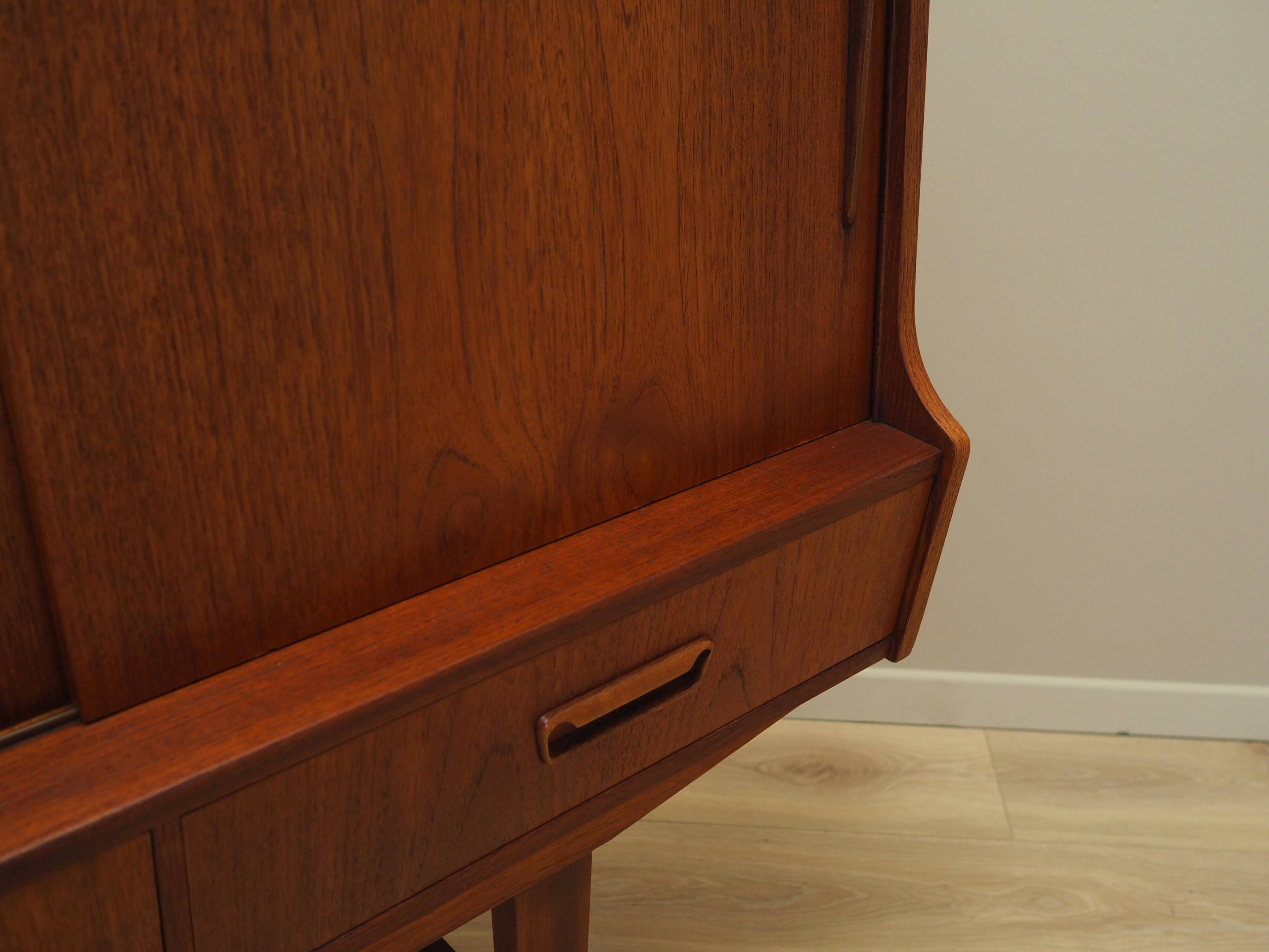 Teak highboard, Danish design, 1960s, production: Denmark