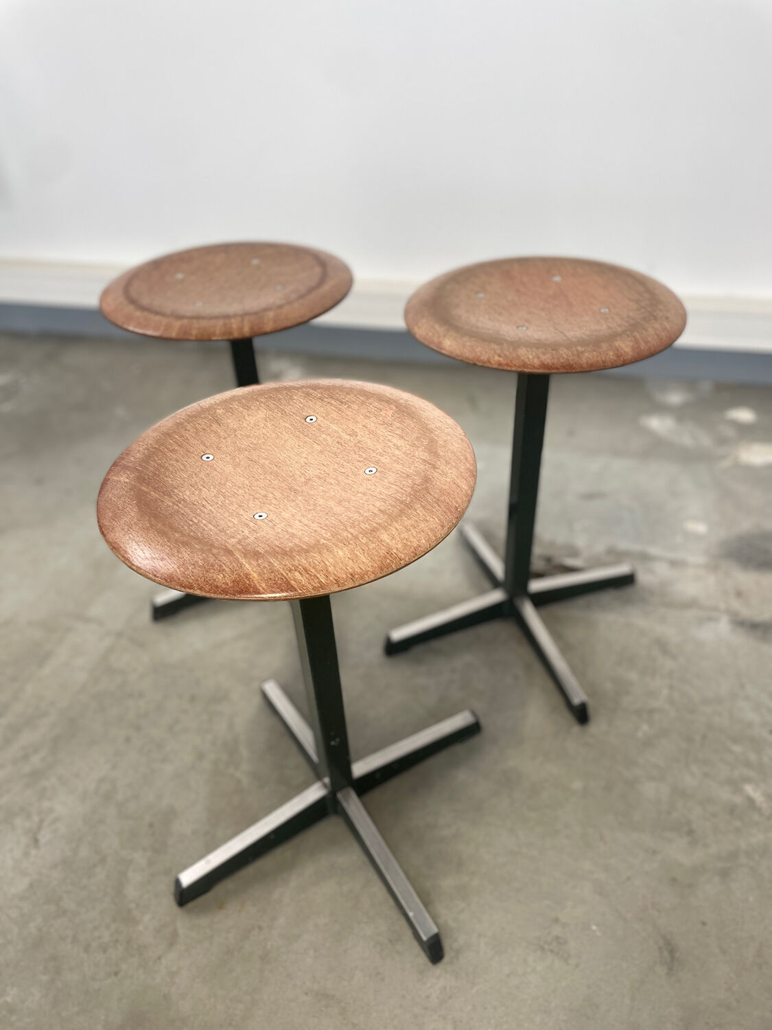 Vintage wooden stools