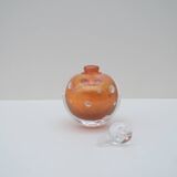 Small carafe bottle by jorge mateus in blown glass